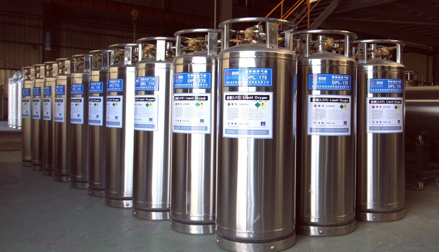 Thử nghiệm tiêu chuẩn EN 1797 cho thùng chứa đông lạnh, khả năng tương thích khí-vật liệu