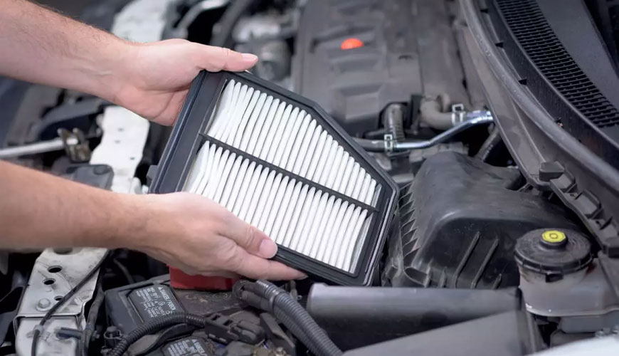 EN 1822-4 Yüksek Verimli Hava Filtreleri - Filtre Elemanları Sızıntısının Belirlenmesi için Test