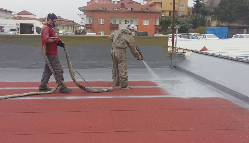 EN 1849-2 Su Yalıtımı için Esnek Levhalar - Çatı Su Yalıtımı için Test