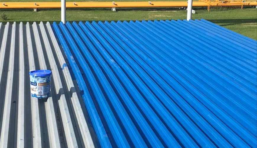 EN 1850-2 Su Yalıtımı için Esnek Levhalar - Çatı Su Yalıtımı Plastik Elastomerik Membranlar için Test