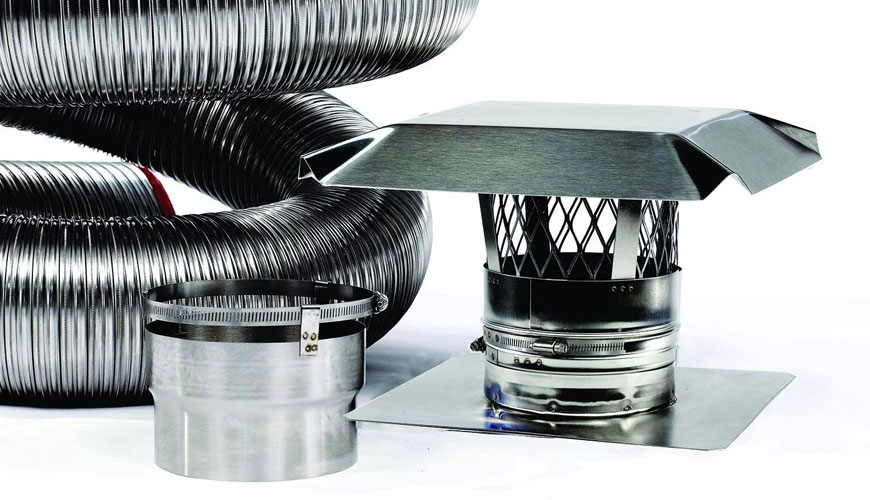 EN 1856-2 Metal Bacalar için Gereklilikler - Bölüm 2: Metal Baca Gömlekleri ve Bağlantı Baca Boruları