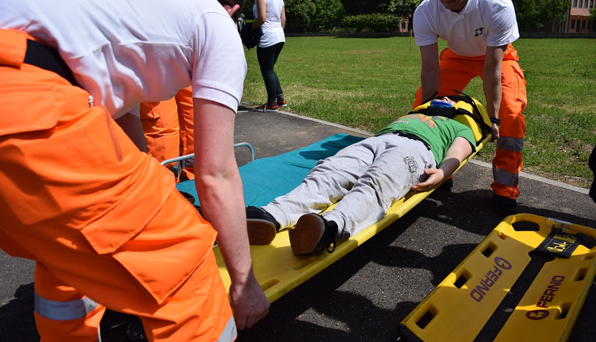 EN 1865-5 Karayolu Ambulanslarında Kullanılan Hasta Taşıma Ekipmanları - Bölüm 5: Sedye Desteği