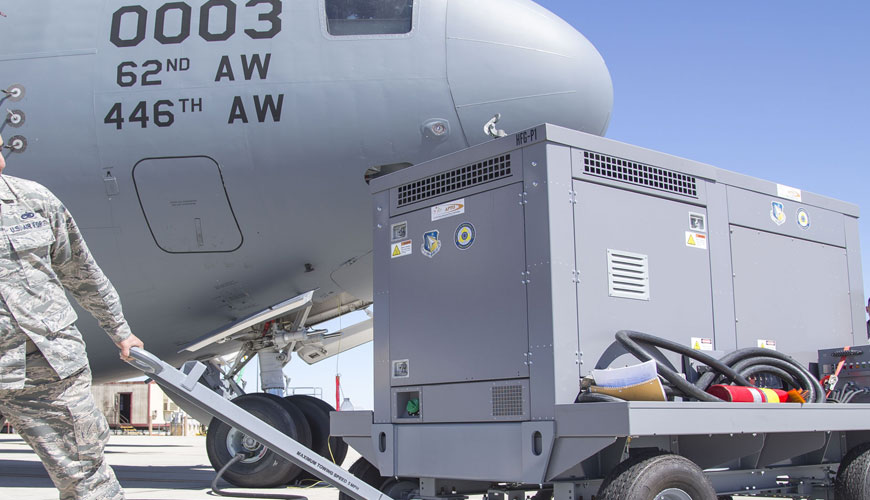 EN 1915-1 Hava Aracı Yer Destek Ekipmanı, Genel Gereksinimler, Bölüm 1: Temel Güvenlik Gereksinimleri için Standart Test