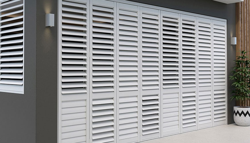 EN 1932 Dış Panjurlar ve Panjurlar Rüzgar Yüklerine Direnç Test yöntemi ve Performans Kriterleri