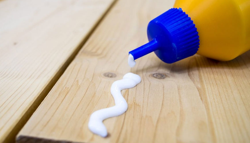 EN 205 Yapıştırıcılar, Yapısal Olmayan Uygulamalar için Ahşap Yapıştırıcılar, Bindirme Bağlantıların Çekme Kesme Mukavemetinin Tayini için Standart Test