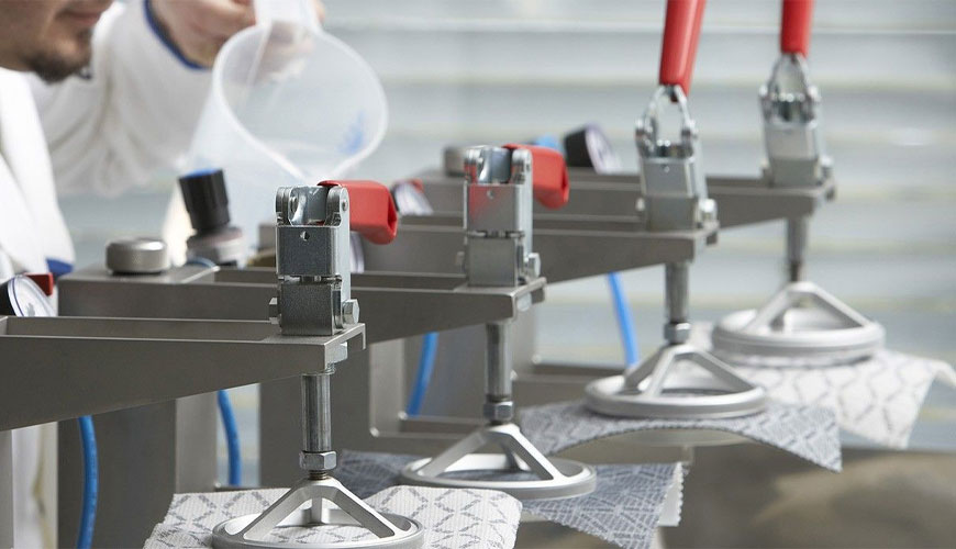 EN 20811 Tekstil - Su Penetrasyona Karşı Direncin Belirlenmesi - Hidrostatik Basınç Testi