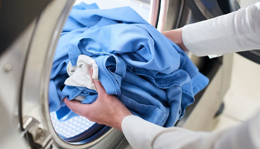 EN 25077 Textilien – Standardtest zur Bestimmung der Dimensionsänderung beim Waschen und Trocknen