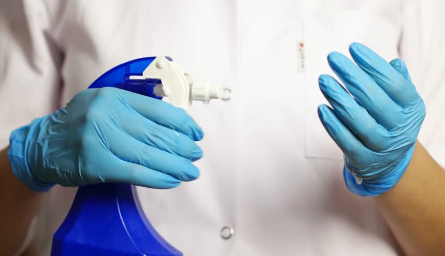 EN 374-5 Test zaščitnih rokavic proti nevarnim kemikalijam in mikroorganizmom