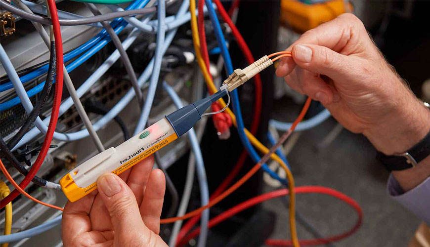 EN 3745-301 Havacılık - Fiberler ve Kabloların Zayıflama Testi