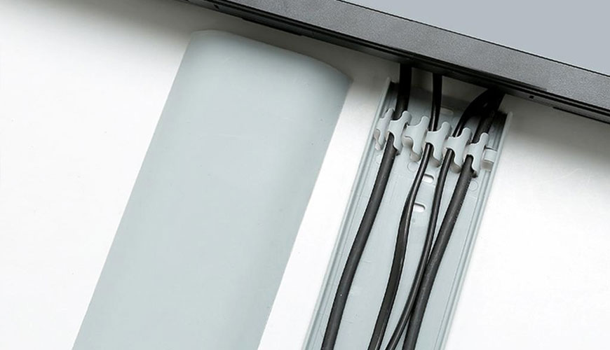 EN 3745-517 Havacılık - Fiberler ve Kabloların Kablo Bağı Kenetleme Testi