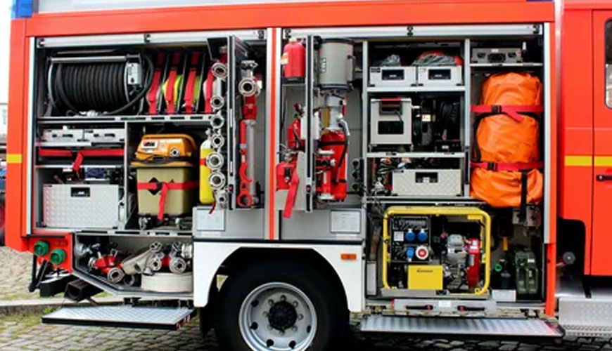 EN 45545-4 Preskus za zahteve požarne varnosti za načrtovanje tirnih vozil