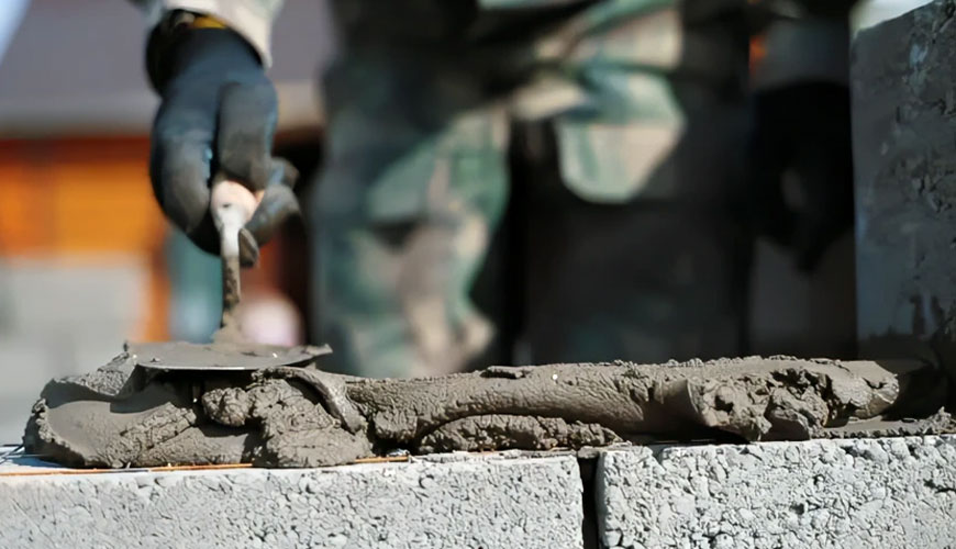 EN 480-13 Beton - Harç ve Şap için Katkılar - Harç Katkılarının Deneyi için Referans Duvar Harcı