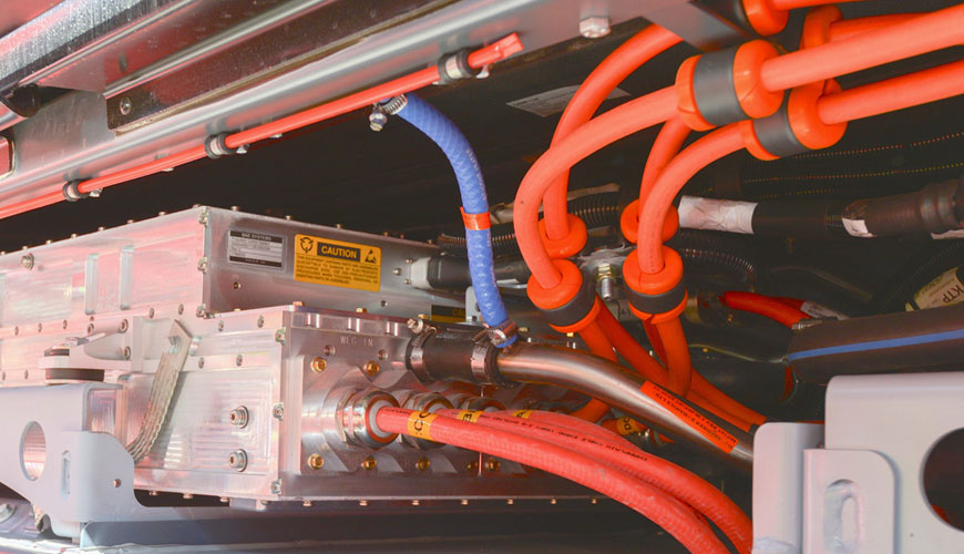 EN 50306-4 Demiryolu Uygulamaları - Özel Yangın Performansına Sahip Demiryolu Taşıtları Kabloları için Test