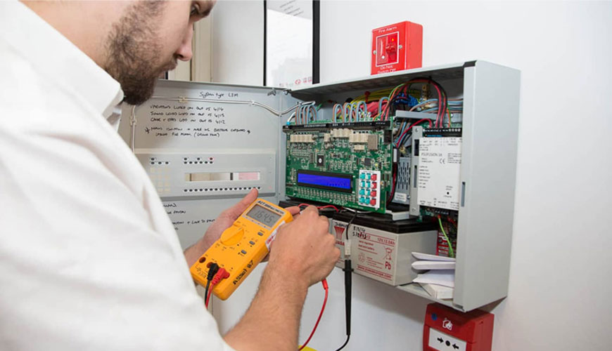 EN 54-18 Fire Detection and Fire Alarm System - Test for Input and Output Devices