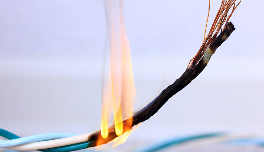 EN 60754-2 Plini, ki se sproščajo med zgorevanjem materialov iz kablov, 2. del: Standardni test za določanje kislosti (z merjenjem pH) in prevodnosti