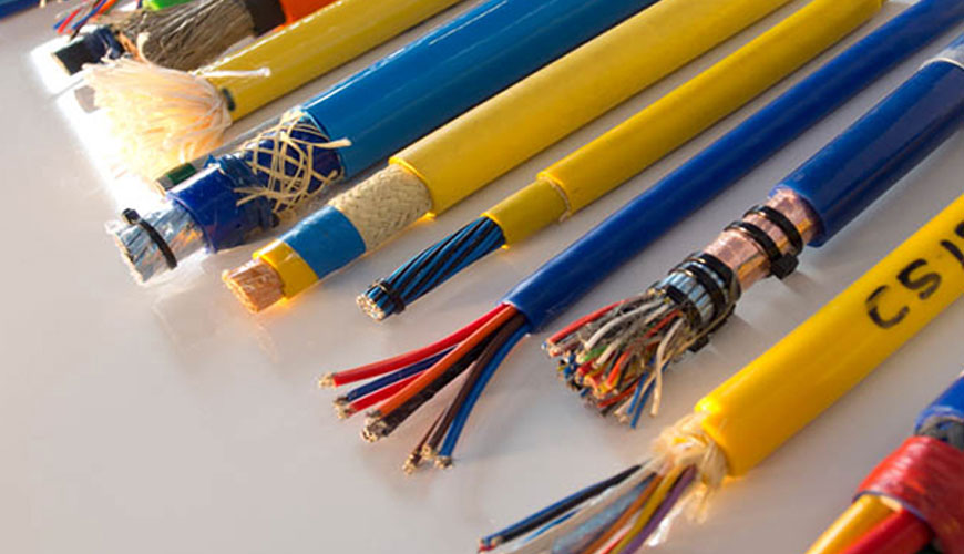 EN 60811-403 Elektrik ve Fiber Optik Kablolar, Metalik Olmayan Malzemeler, Bölüm 403: Çapraz Bağlı Bileşikler Üzerinde Ozon Direnci Testi