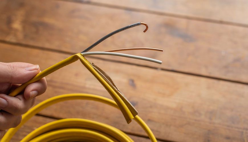 EN 60811-510 Elektrik ve Fiber Optik Kablolar, Metalik Olmayan Malzemeler, Bölüm 510: Polietilen ve Polipropilen Bileşiklerine Özgü Test Yöntemleri