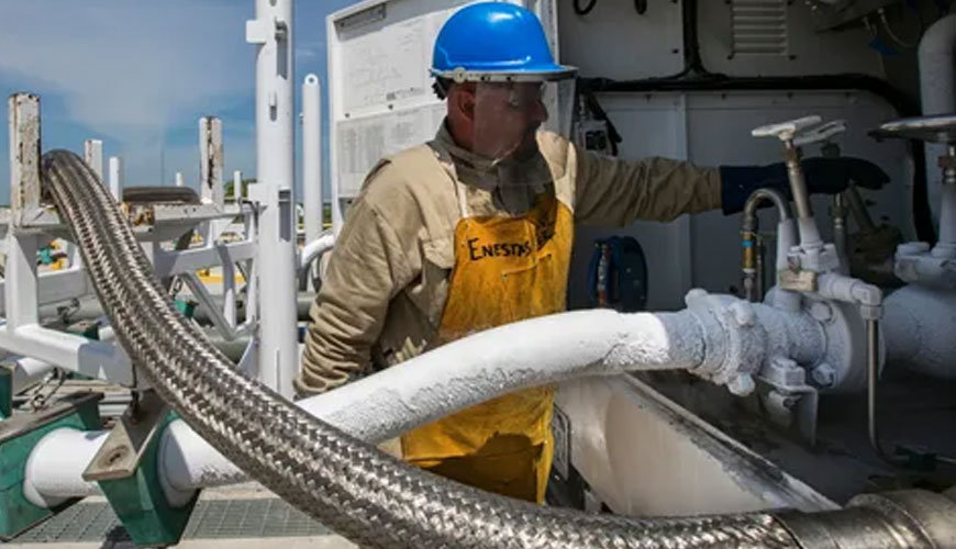 EN 751-2 1. 2. ve 3. Aile Gazları ve Sıcak Su ile Temas Halinde Olan Metalik Dişli Bağlantılar, Bölüm 2: Sertleşmeyen Bağlantı Bileşikleri Test Standardı