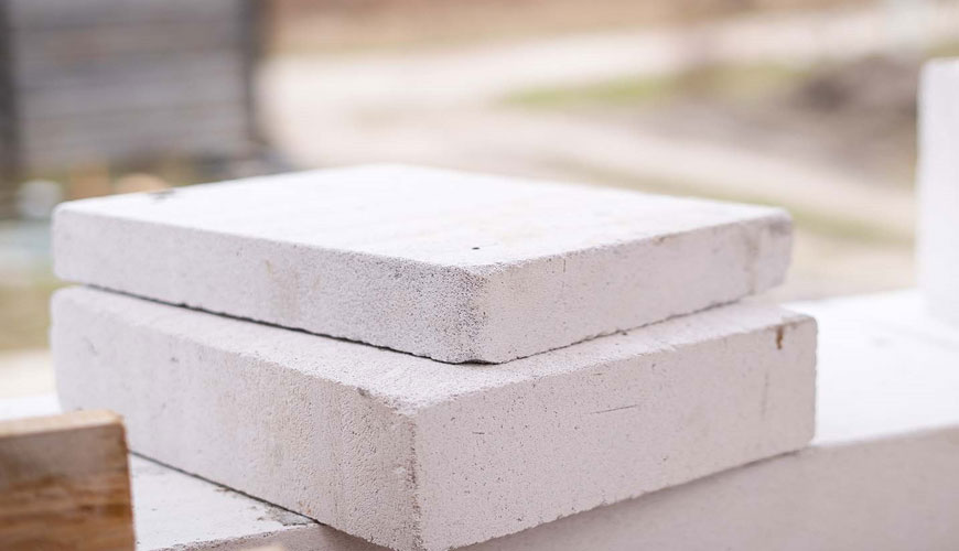 EN 772-10 Kalsiyum Silikat ve Otoklavlanmış Gazbeton Birimlerin Nem İçeriğinin Belirlenmesi