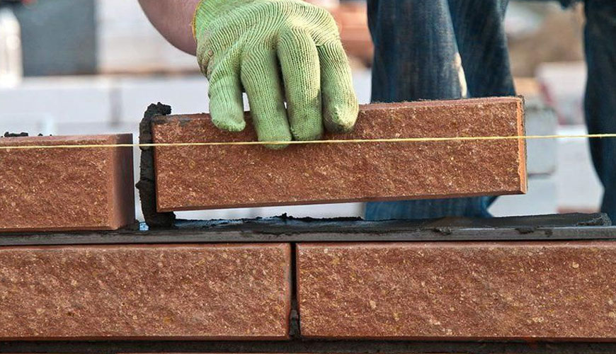 EN 772-13 Kâgir Birimler - Kâgir Birimlerin Net ve Brüt Kuru Yoğunluğunun Tayini Testi