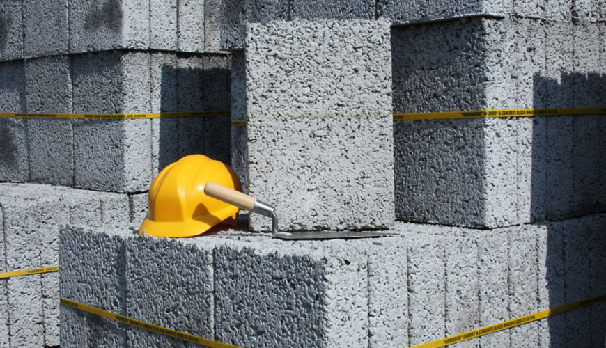 EN 772-14 Испытание для определения движения влаги в заполнителях из бетона и готовых каменных блоков