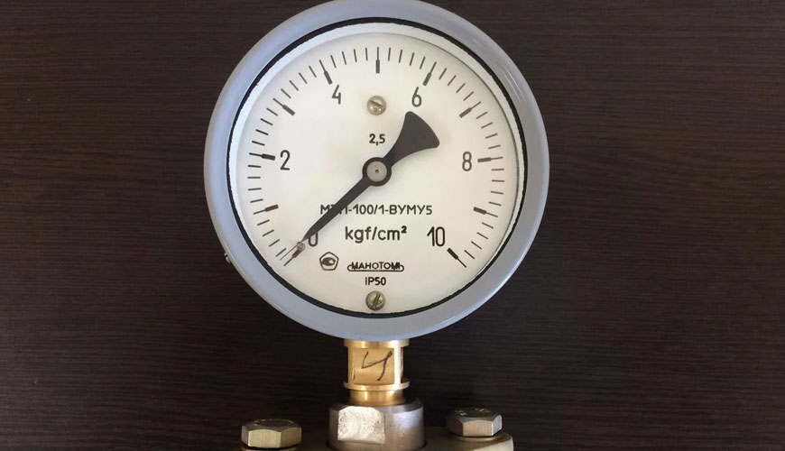 EN 837-1 Pressure Gauges - Bourdon Tube Pressure Gauges - Dimensions, Metrology, Requirements and Testing