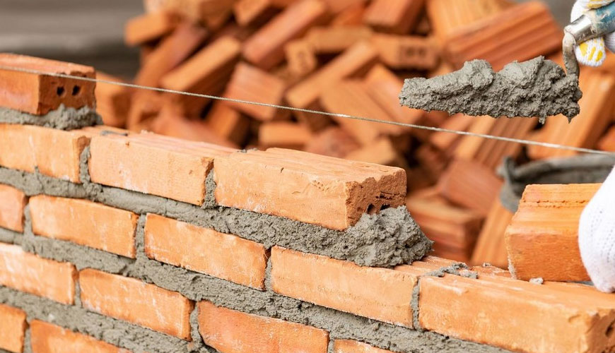 EN 846-6 Duvarcılık için Yardımcı Bileşenler için Test Yöntemleri