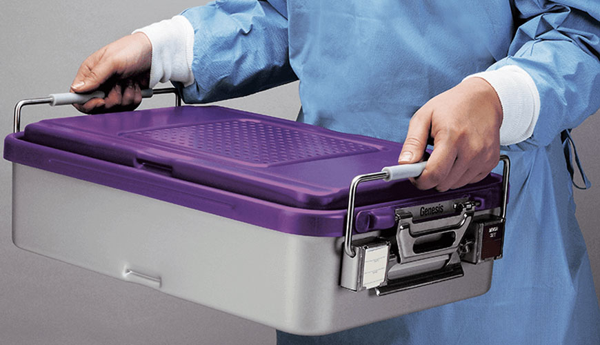 EN 868-8 Embalaža za sterilizirane medicinske pripomočke - Posode za sterilizacijo za večkratno uporabo za parne sterilizatorje - Zahteve in preskusne metode