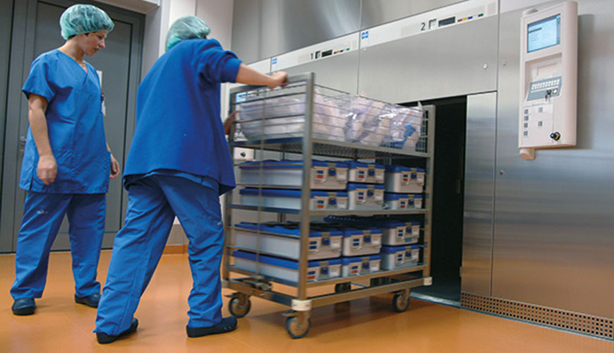 EN 868-8 Paketi za sterilizirane medicinske pripomočke - Test za parne sterilizatorje