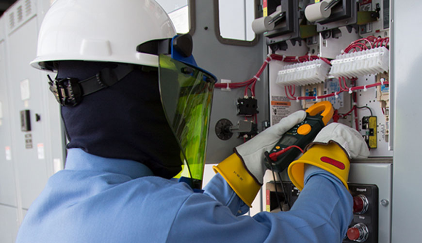 EN IEC 61482-1-1 ชุดป้องกันอันตรายจากความร้อนจากอาร์คไฟฟ้า - ส่วนที่ 1-1: วิธีทดสอบ - วิธีที่ 1: การหาค่าอาร์กเรตติ้ง (ATPV หรือ EBT50) ของวัสดุทนไฟสำหรับเสื้อผ้า