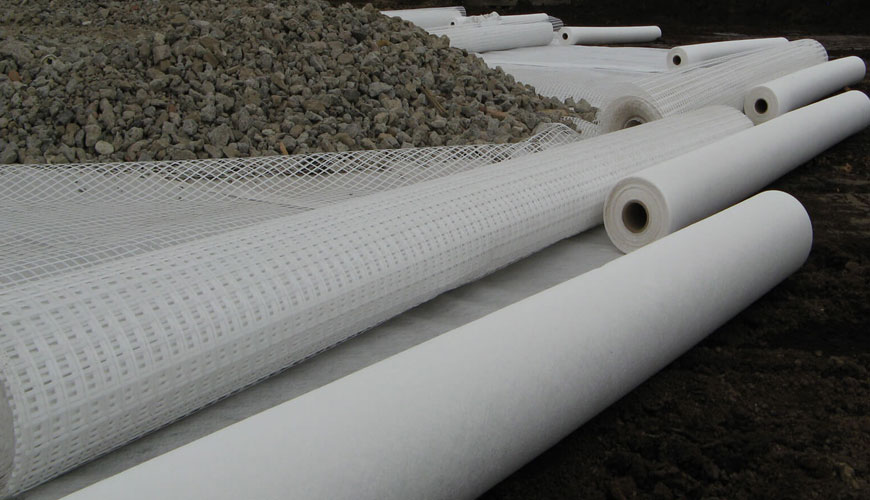 EN ISO 10321 Geotekstiller, Geniş Genişlik Yöntemiyle Derzler-Dikişler için Çekme Testi