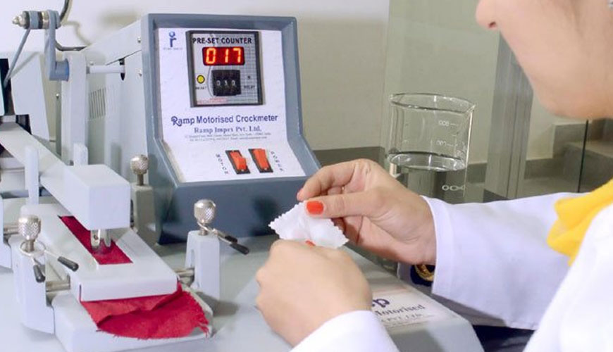 EN ISO 105-J03 Tekstil - Renk Haslığı Testleri - Bölüm J03: Renk Farklılıklarının Hesaplanması Testi