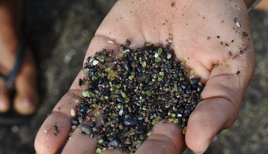 EN ISO 11126-8 Boyaların ve İlgili Ürünlerin Uygulanmasından Önce Çelik Yüzeylerin Hazırlanması, Bölüm 8: Olivin Kumu için Standart Test