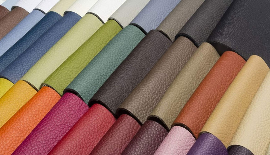 EN ISO 11643 Leather - Test for Color Fastness of Small Samples to Solvents