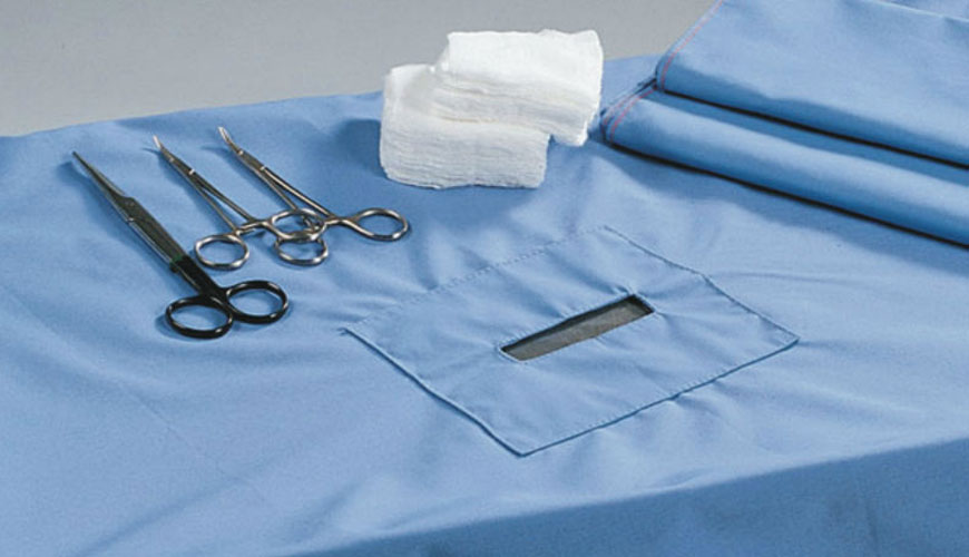 EN ISO 11810 Preskusna metoda za laserje in opremo, kirurške zavese, zaščitne zavese za bolnike