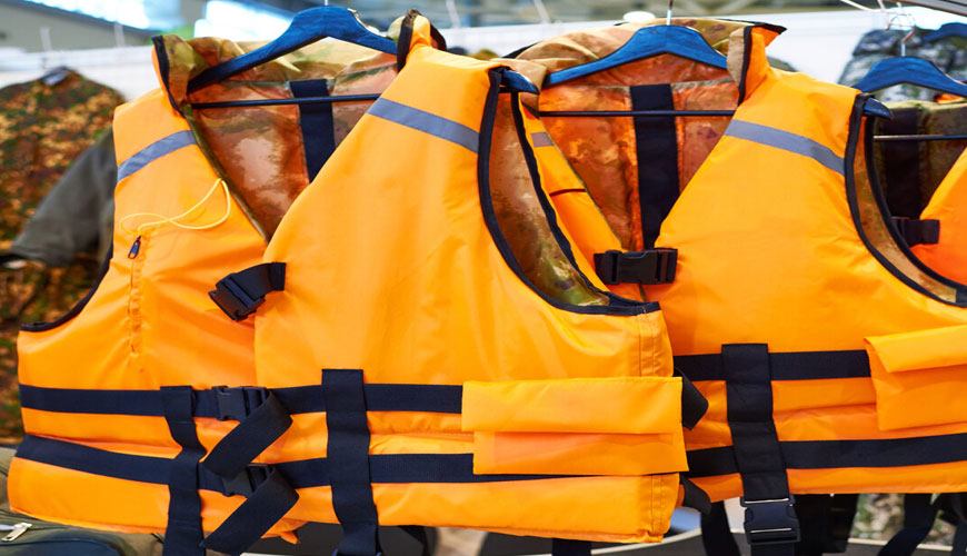 EN ISO 12402-3 Personal Flotation Devices, Part 3: Life Jackets, Performance Level 150, Standard Test for Safety Requirements