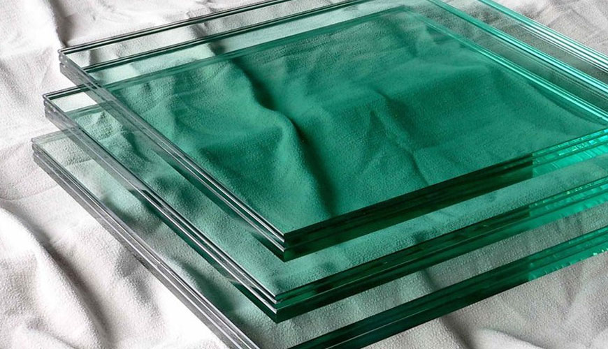 EN ISO 12543-2 Notranje steklo - Standardna preskusna metoda za laminirano steklo in laminirano varnostno steklo