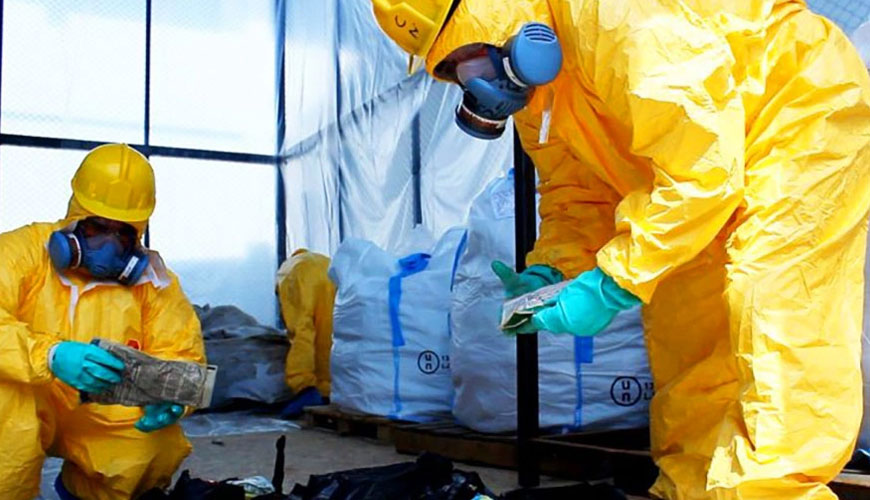 EN ISO 13982-1 Ropa de protección para uso contra partículas sólidas (ropa tipo 5)