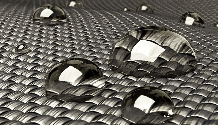 EN ISO 14419 Tekstil, Yağ İticilik - Hidrokarbon Direnç Test