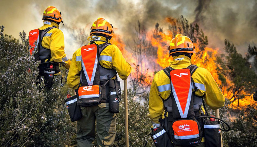 EN ISO 15384 Quần áo bảo hộ cho nhân viên cứu hỏa - Phương pháp thử nghiệm trong phòng thí nghiệm và yêu cầu về hiệu suất đối với quần áo chữa cháy ở Wildland