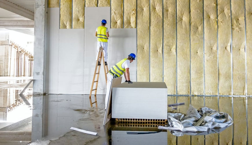 EN ISO 16536 Bina Uygulamaları için Isı Yalıtım Ürünleri - Difüzyon Yoluyla Uzun Süreli Su Emiliminin Belirlenmesi Testi