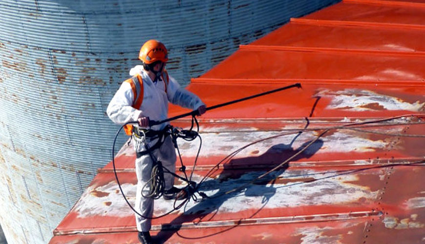 EN ISO 16925 Boyalar ve Vernikler, Kaplamaların Basınçlı Su Püskürtmeye Karşı Direncinin Tayini için Standart Test