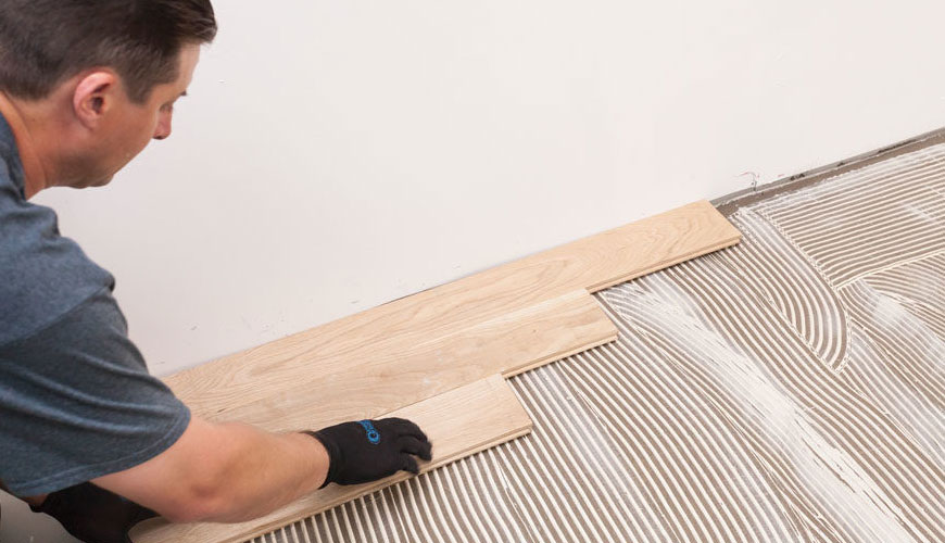 EN ISO 22631 Yapıştırıcılar, Yer ve Duvar Kaplamaları için Yapıştırıcılar için Test Yöntemleri, Soyulma Testi