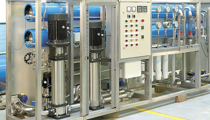 EN ISO 23500-2 Hemodiyaliz, Bölüm 2: Hemodiyaliz Uygulamaları ve İlgili Tedaviler için Su Arıtma Ekipmanları Test Standardı