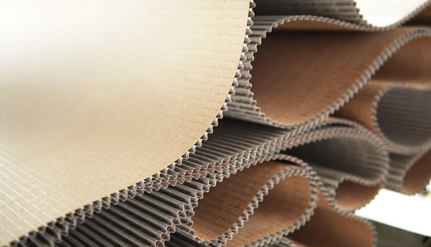 EN ISO 3035 Oluklu Mukavva - Düz Ezilme Direncinin Tayini için Standart Test