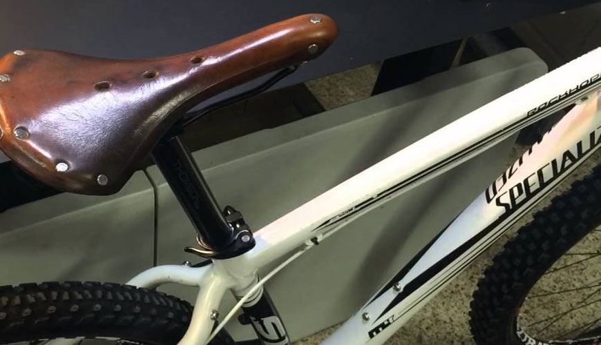 EN ISO 4210-9 Bisikletler - Bisikletler için Güvenlik Gereksinimleri - Bölüm 9: Seleler ve Sele Sonrası Test Yöntemleri