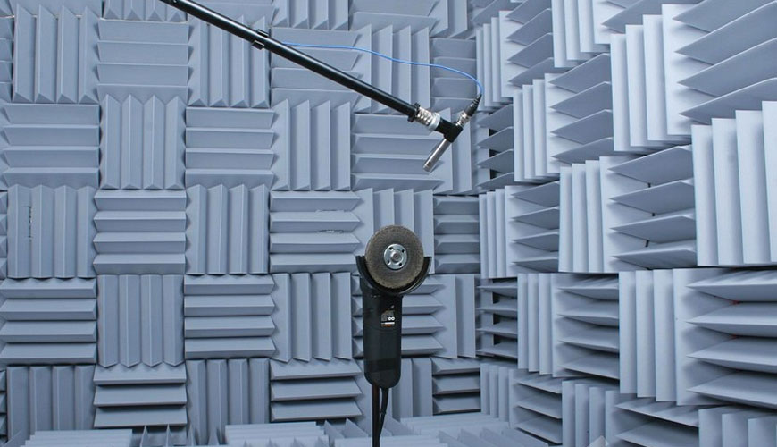 EN ISO 4871 Akustik - Makine ve Teçhizatın Gürültü Emisyon Değerleri için Test