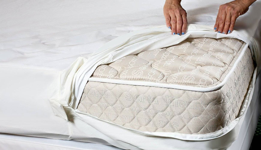 EN ISO 597-1 Mobilya – Şiltelerin ve Döşemeli Yatak Bazalarının Tutuşabilirliğinin Değerlendirilmesi Ateşleme Kaynağı için Yanan Sigara