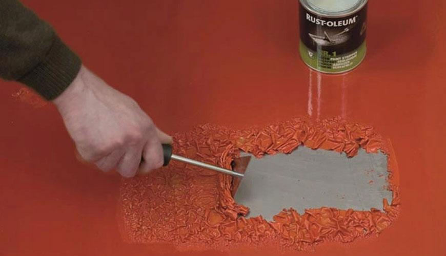 EN ISO 6272-1 Boyalar ve Vernikler - Hızlı Deformasyon (darbeye dayanıklılık) Testleri - Düşen Ağırlık Testi, Geniş Alan Girintisi için Standart Test