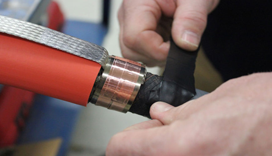 EN ISO 6722-3 Karayolu Taşıtları - Ekranlanmamış Alçak Gerilim Kabloları - Bölüm 3: Kalın Cidarlı Yalıtılmış Kablolar için İletken Boyutları Testi